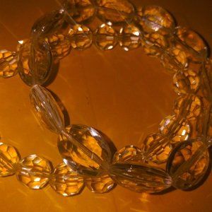 2 piece clear bracelets